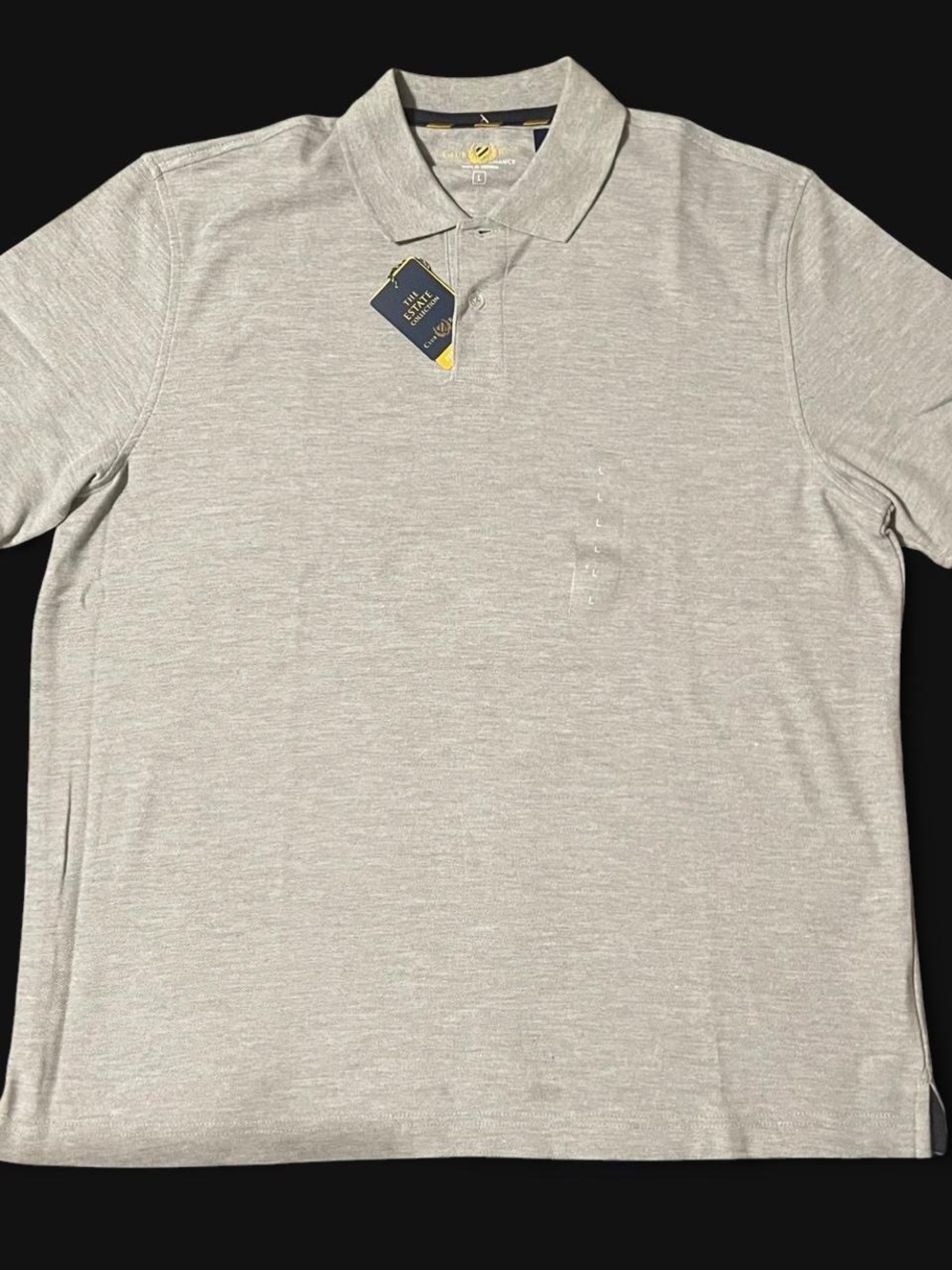 Club Room Light Heather Gray Polo Shirt